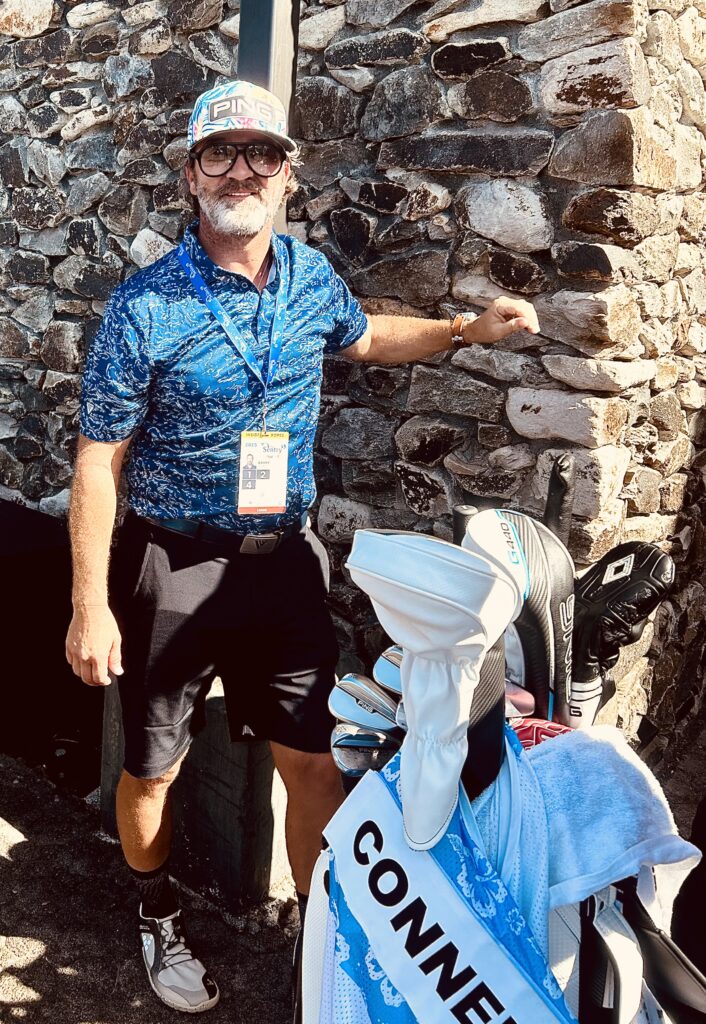 Photo of Danny Sahl, Corey Conners' caddie at The Sentry
